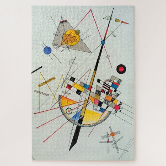Delikate Spannung von Wassily Kandinsky Puzzle (Vertikal)