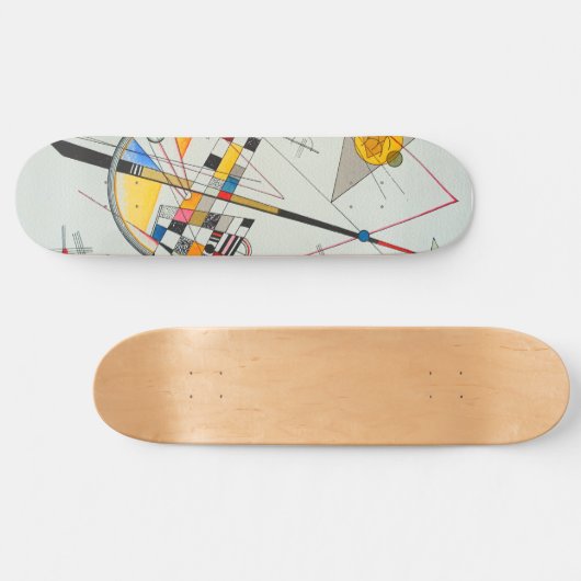 Delikate Spannung von Wassily Kandinsky Skateboard (Horizontal)
