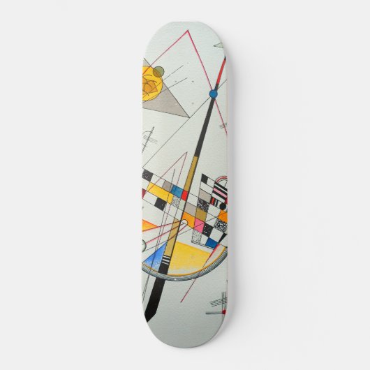 Delikate Spannung von Wassily Kandinsky Skateboard (Vorderseite)