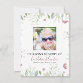 Delikate Spring Florals | Beerdigungsauftrag (Vorderseite)
