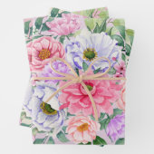 Delikate Summer Garden Party Blume Geschenkpapier Set (Beispiel)