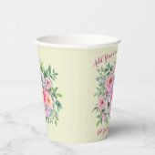 Delikate Summer Garden Party Blume Pappbecher (Rechts)