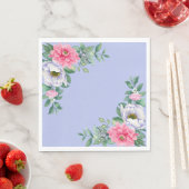 Delikate Summer Garden Party Blume Serviette (Beispiel)