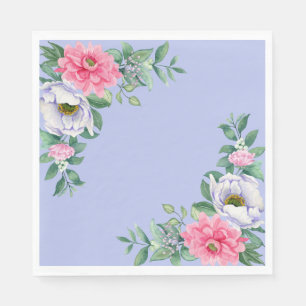 Delikate Summer Garden Party Blume Serviette