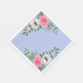 Delikate Summer Garden Party Blume Serviette (Ecke)