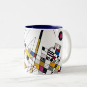 Delikate Tension #85 - Kandinsky Zweifarbige Tasse (VorderseiteRechts)