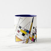 Delikate Tension #85 - Kandinsky Zweifarbige Tasse (Mittel)