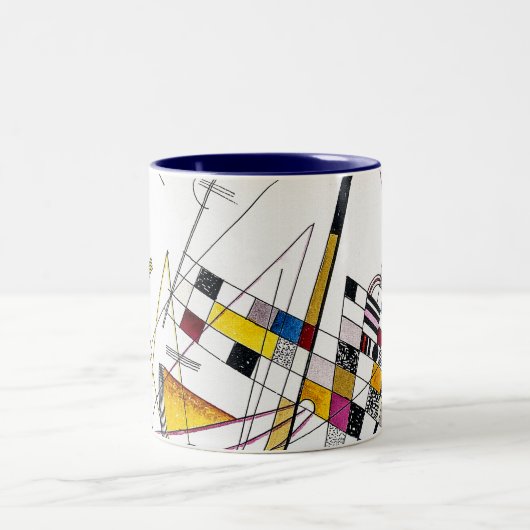 Delikate Tension #85 - Kandinsky Zweifarbige Tasse (Mittel)