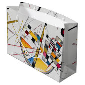 Delikate Tension No.85, Wassily Kandinsky Große Geschenktüte (Rückseite Schrägansicht)