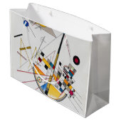 Delikate Tension No.85, Wassily Kandinsky Große Geschenktüte (Rückseite Schrägansicht)