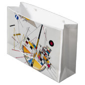 Delikate Tension No.85, Wassily Kandinsky Große Geschenktüte (Vorderseite Schrägansicht)
