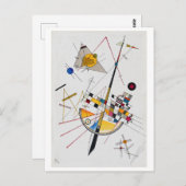 Delikate Tension No.85, Wassily Kandinsky Postkarte (Vorne/Hinten)