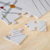 Delikate Tension No.85, Wassily Kandinsky Puzzle (Seite)