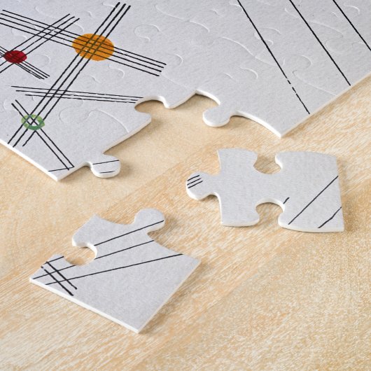 Delikate Tension No.85, Wassily Kandinsky Puzzle (Seite)