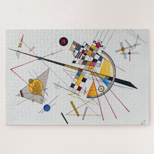 Delikate Tension No.85, Wassily Kandinsky Puzzle (Horizontal)