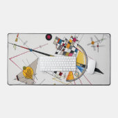 Delikate Tension No.85, Wassily Kandinsky Schreibtischunterlage (Tastatur & Maus)