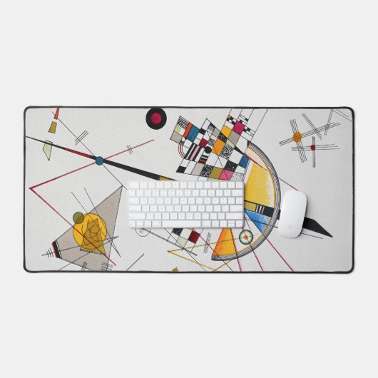 Delikate Tension No.85, Wassily Kandinsky Schreibtischunterlage (Tastatur & Maus)