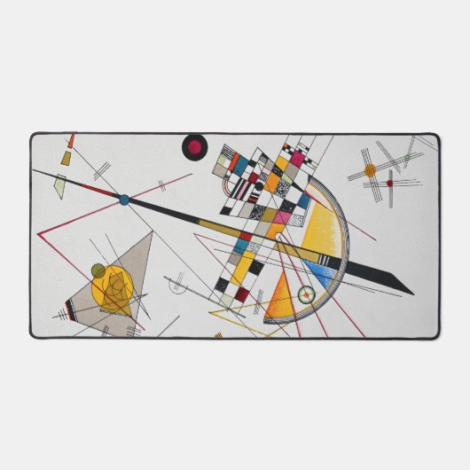 Delikate Tension No.85, Wassily Kandinsky Schreibtischunterlage (Vorderseite)