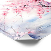 Delikate Träume: Der Kirschbaum Fotodruck (Ecke)