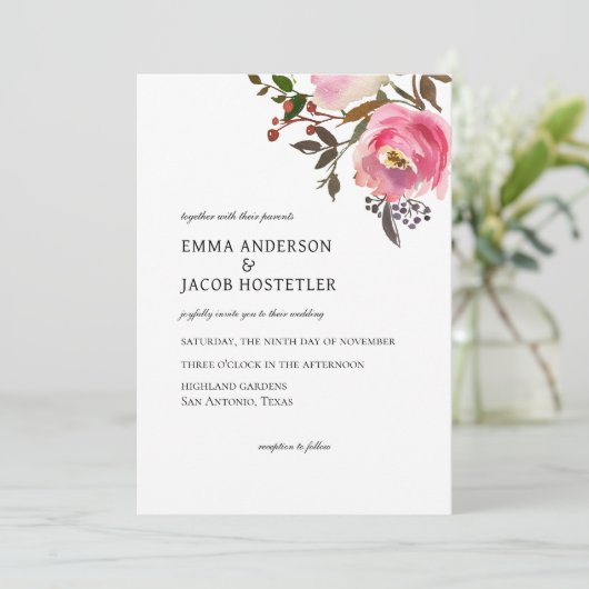 Delikate tropische Frühlingsfrühlingssorten Rose Einladung (Stehend Vorderseite)