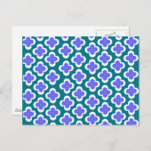 Delikate Vergessenmeins Postkarte (Vorne/Hinten)