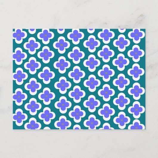 Delikate Vergessenmeins Postkarte (Vorderseite)