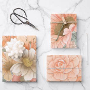 Delikate, Vintag Inspiriert Bläschen Geschenkpapier Set