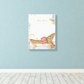 Delikate, Vintage französische ?Le Bain? Leinwanddruck (Insitu (Holzboden))