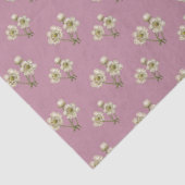 Delikate Vintage Haufen von Blume Seidenpapier (Detail)