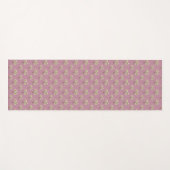 Delikate Vintage Haufen von Blume Yogamatte (Vorderseite (Horizontal))