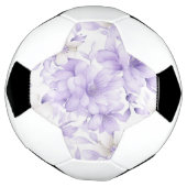 Delikate Violett-Blumen Fußball (Gedreht)