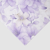 Delikate Violett-Blumen Seidenpapier (Ausschnitt)