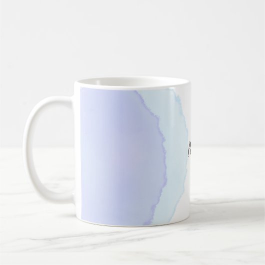 Delikate Wasserfarbe Kaffeetasse (Links)