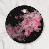 Delikate Wasserfarben Geschenkanhänger (Rückseite)