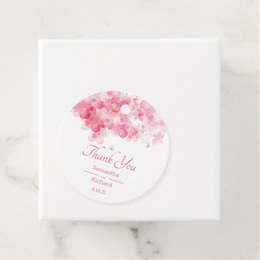 Delikate Wasserfarben Geschenkanhänger (Beispiel)