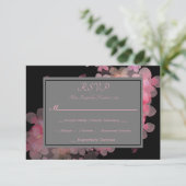 Delikate Wasserfarben RSVP Karte (Stehend Vorderseite)