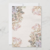 Delikate Wasserfarben Save the Date (Rückseite)