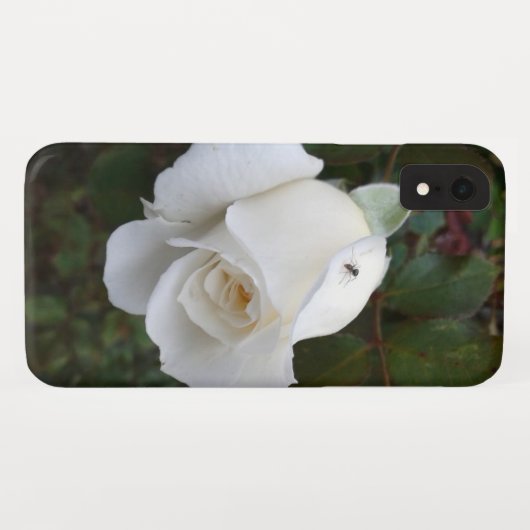 Delikate Weiße Rose-Natur Case-Mate iPhone Hülle (Rückseite (Horizontal))