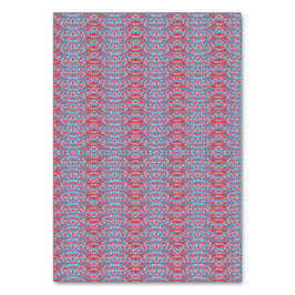 Delikate, wiederholende, hellrosa und hellblaue Ka Tischnummer