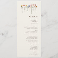 Delikate Wildblume | Beige Garden Hochzeitsessen