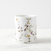 Delikate Wildblume Farbenfrohe Blume Muster Kaffeetasse (Mittel)