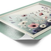 Delikate Wildblume Fotodruck (Ecke)
