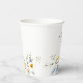 Delikate Wildblume Pappbecher (Rechts)