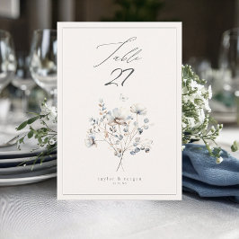 Delikate Wildblume Tischnummer ID1102