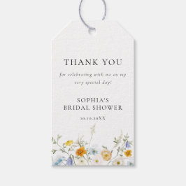 Delikate Wildblume Vielen Dank Geschenkanhänger