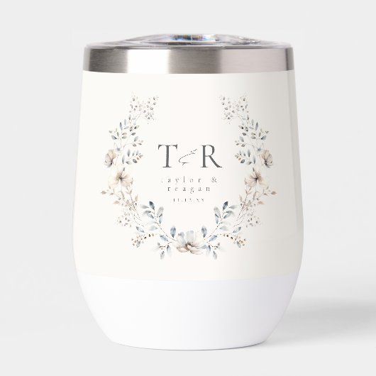 Delikate Wildblume Wreath Wedding ID1102 (Vorderseite)