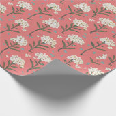 Delikate Wildblumen Geschenkpapier (Ecke)