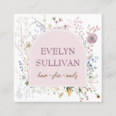 Delikate Wildblumen - Visitenkarte (Vorderseite)