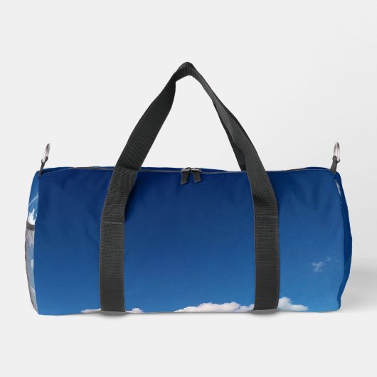 Delikate Wolken Duffle Bag (Rückseite)