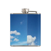 Delikate Wolken Flachmann (Rückseite)